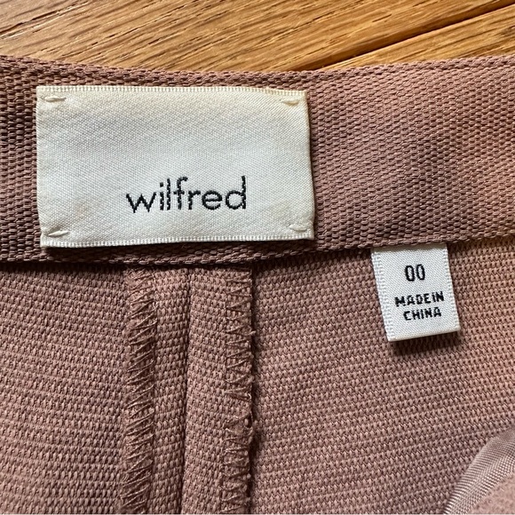 Aritzia Wilfred Lalemant Cropped Wide Leg Culottes Pants Womens 00 - Picture 5 of 9